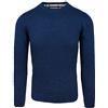 Evoga Maglione Golf Uomo Slim Fit Invernale Pullover Maglia Scozzese (XXL, Blu Scuro)