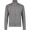Siry Work Felpa Leggera Be Board Taglie Over Art. 9114/CONF 100% Cotone con Tasche e Zip Intera (5XL, Grigio Chiaro Melang)