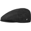 LIERYS Coppola da Uomo Pelle - Nero - Berretto con Visiera con Fodera Misure 61 cm - Berretto da Uomo con Visiera - Coppola Autunno/Inverno