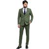 VEQUÈ Abito Uomo Gessato Completo Giacca Pantaloni Cerimonia Vestito Elegante VEQUE