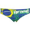 TurboTronic By Z-LINE TurboTronic Happy Brasil - Costume da Bagno Unisex, Multicolore, L