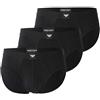 Emporio Armani Slip Uomo, Nero, S