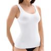 GEWIMO Canottiera modellante da donna, contenitiva, contenitiva, senza cuciture, bianco-1, 4X-Large