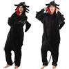 nezababy Costume da drago di Halloween uomo donna pigiama drago onesie Natale cosplay animale con cerniera tuta intera