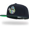 tilgomedal Cappello da Baseball Nero - Cappello Snapback Verde Ricamato - Regalo per Fan di Anime Cartoni per Uomini e Donne