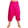 PANASIAM Pantaloni Aladino 3/4 Donna & Ragazza - Pantaloni Yoga | 100% viscosa, tinta unita & fantasia, lunghezza 3/4 in base all'altezza donna, più lunghi sulle ragazze (ca. 10-14 anni)
