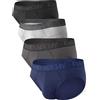 DAVID ARCHY Slip Boxer Uomo Modal con Patta Marsupio Separato Microfibra Multipack Mutande Funzione Doppie Tasche Intimo