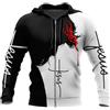 Generic Christian Tattoo Jesus Felpa con Cappuccio Uomo Stampa 3D Fede Religulous Giacca con Zip Harajuku Hoodie Comodo Essenziale(Jesus Zip Hoodie-14,XL)