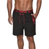 riverso RIVBobby - Costume da Bagno da Uomo, Pantaloncini Corti, Estivi, Sport, Spiaggia, con Coulisse, 100% Poliestere, Nero, Verde, Arancione, Rosso, S, M, L, XL, XXL, 3XL, 4XL, 5XL