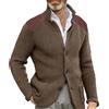 Generico Maglioni E Cardigan Da Uomo, Invernale Elegante Maglioncino Pesante Caldo Riscaldato Giubbotto Scollo a V Maglia Taglie Forti Giacca Maglione Leggera Softshell Casual Felpa Slim Cappotti Pullover Lana
