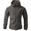 Generico Cappotto Uomo Felpa Pile Uomo Taglie Forti Camera Leggero Jacket Moto Giubbotto Neve Antivento Giacca Termico Elegante Snowboard Abbigliamento 2#Grigio M