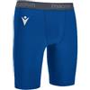 Macron Bermuda Scaldamuscoli Oak Calcio Sport Blue Royal Azzurro