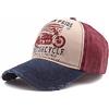 Elwow - Berretto da baseball da uomo, stile retrò, stile camionista, Colore 1, Etichettalia unica