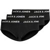 JACK & JONES INTIMO SLIP Uomo JACK&JONES 12237407 - 3 PACK BLACK
