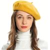 ZLYC Donna Lana Basco Scozzese Stile Francese Berretto