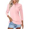 Generisch Top da Donna a Maniche Lunghe, Blusa da Donna, Polo da Donna a Maniche Lunghe, Pullover Autunnale, Bluse & Tuniche, Basic Autunno Inverno, Casual, Maniche Lunghe, Tops, Tinta Unita, Maniche