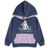 Nada Home Felpa Disney Frozen Elsa per Bambina con Cappuccio a Maniche Lunghe Bimba 6263
