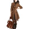 Cicilin - Cappotto - Impermeabile - Manica Lunga - Donna marrone 40 IT