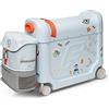 Stokke JetKids Travel Bundle, Blu - Include la valigia BedBox Ride-On e lo zaino - Ideale per bambini dai 2 ai 7 anni (fino a 35 kg)