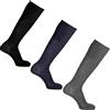 ROSSI CALZE 6 Paia Calza Lunga Uomo ROSSI 205 in Cotone Egiziano, Tallone Rinforzato Rimagliato a Mano, Extra Morbide e Resistenti, FRANCESE 39-41