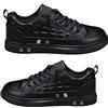 Shanrya Scarpe Casual da Uomo, Suola Antiscivolo Interno Morbido Resistente all'usura Sneakers Stringate da Uomo Alla Moda per Passeggiate Casual (41)