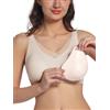 Evobliss Reggiseni per mastectomia da donna con tasche, reggiseno per tutti i giorni per post intervento chirurgico, 1 paio di imbottiture rimovibili per il petto