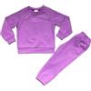 Nike -Tuta COMPOSTA da Felpa E Pantalone -Felpa con Cappuccio -Felpa con Orlo E Polsini A Coste -Felpa con Logo Pantalone con GIROVITA Elastico Viola Lilla 6-7 Anni