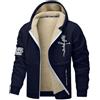 Generic Maglione Maglia Grossa Uomo Felpa Pile Uomo con Zip Maglioni Dolcevita per Uomo Giacche Parka Maglione Stile Norvegese Uomo Pullover Camicia Maglioni A Collo Alto da Uomo Felpa Zip Nera Uomo Giacche