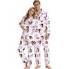 Generico Pigiama Personalizzato Uomo Donna Set con Foto in Seta 2 Pezzi con Top Aperto Davanti e Pantaloni Pigiami Abbinati Coppia Fidanzati Divertente per Casa San Valentino Natale,Festa della Mamma papà