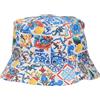 Riki Browns Bucket Hat Cappello Pescatora Reversibile Cotone Estivo Uomo Donna