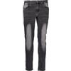 Coveri Jeans 5 tasche in denim dark wash, Nero 50