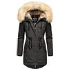 Navahoo Bombii - Cappotto lungo invernale da donna, in cotone, XS-XXL, grigio, XS