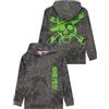 One Piece Felpa Bambino, Felpa con Cappuccio Anime, Felpe Ragazzo, Grigio 7-8 Anni