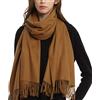 FURTALK Sciarpa da donna in cashmere, calda, maglia fine invernale