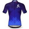 Weimostar Maglia da ciclismo da uomo, in jersey, per mountain bike, a maniche corte e traspiranti, per sport., Y 30, L