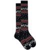 Gallo Calze lunghe donna cotone blu fantasia greca natalizia