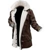 AAOutfitz Tom Hardy Cappotto di pelliccia Trench Cappotto di pelle Dark Knight Rises Bane Giacca