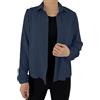 JOPHY & CO. Camicia Donna Maniche Lunghe 100% Poliestere (cod. 6670)