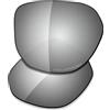 Saucer Lenti di ricambio premium per occhiali da sole Oakley Latch Beta OO9436, Metallo Cromato Polarizzato, Taglia unica
