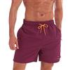 JustSun Costume Uomo Mare con Tasche Zip Surf Impermeabile Asciugatura Rapida con Fodera in Mesh