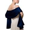 LumiSyne Donna Scialle In Raso Chiffon Silky Tinta Unita Wrap Stola Per Sposa Damigella Cerimonia Matrimonio Serata