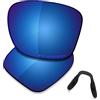SAUCER Lenti di ricambio premium per Oakley Crossrange OO9361 | Crossrange Low Bridge Fit OO9371 Occhiali da sole ad alta difesa - blu notte polarizzate