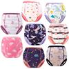 FLYISH DIRECT Mutandine Apprendimento per Bambino per Ragazze Cotone Assorbente Forte Allenamento Pantaloni per Bambino vasino Allenamento Confezione da 8 4 Anni