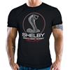 Gasoline Bandit Maglietta da uomo per piloti e fan US Muscle Car - licenza originale Shelby Cobra Racing, 1_Shelby Cobra, XXXL