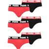 Puma Slip Basic da uomo (set da 2), rosso/nero, M