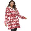 O³ Coperta con cappuccio XL UNISEX - Plaid con maniche indossabile in pile, Felpa oversize donna, Blanket hoodie - Confortevole e morbido: Perfetto per le notti invernali sul divano