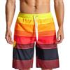 JPXJGT Costumi da Bagno Uomo Costume Uomo Pantaloncino Asciugatura Rapida per Surf Hotspring sulla Spiaggia (Color:Floral print 5,Size:XXL)