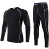 Adixun Set di Base Layer Termici per Bambini Ragazzi a Compressione Calcio Skin Rugby Atletica Kit Intimo Giovanile Sport Base Layer per Bambini 6-13 Anni, Grigio, 12-13 Years