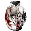 FiveEarl Felpe con Cappuccio Unisex con Stampa 3D Cartoon, Casual, Pullover