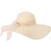 LY4U Cappello di Paglia da Donna, Cappelli da Sole da Donna, Cappello da Sole Estivo UPF 50, Cappello da Spiaggia a Tesa Larga, Cappelli Flosci Arrotolabili Pieghevoli per Donna e Ragazza